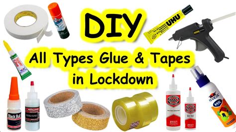 Homemade all types of adhesive in lockdown||How to make glue||homemade ...