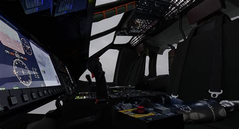 3D Black Hawk Helicopter with Full Interior - TurboSquid 2104444