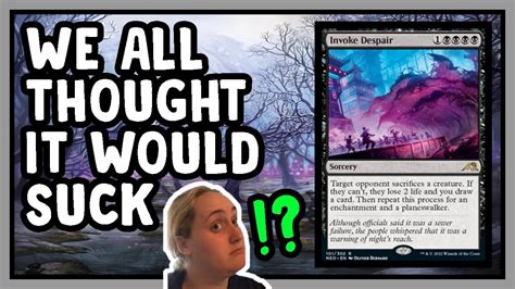 💀 Mono Black INVOKE DESPAIR | We were all wrong about this card! 【 MTG ...