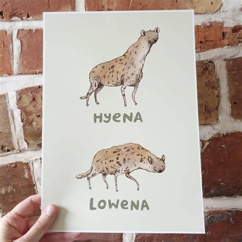 Hyena - Etsy