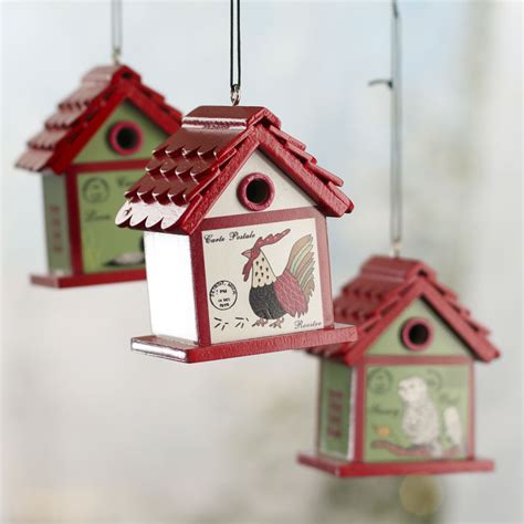 Assorted Backyard Birdhouse Ornaments - Christmas and Winter Sale - Sales