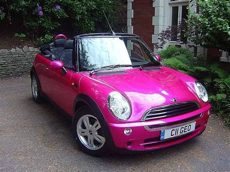 Hot Pink Mini Cooper Convertible | Can be dragged....! | Pink mini ...