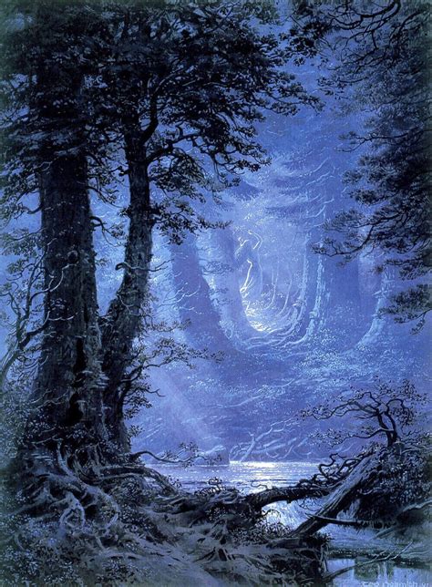 开 on Twitter | Moonlight, Fantasy landscape, Nature inspiration