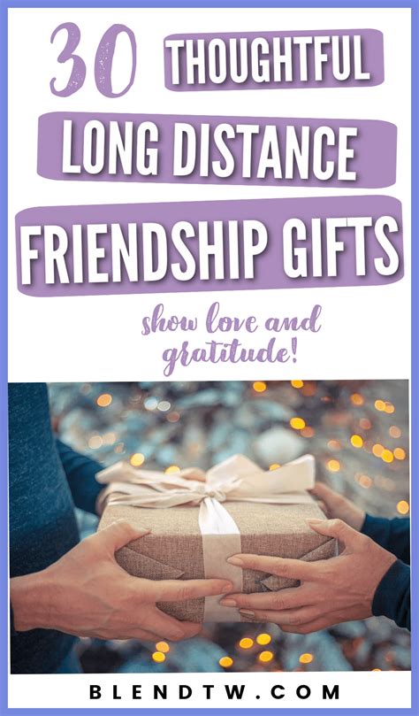 30 Long Distance Friendship Gifts To Express Your Gratitude | BLENDtw