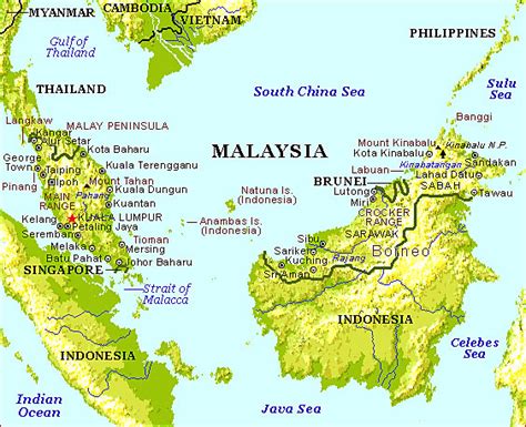 Maps of Malaysia - Japan and Malaysia