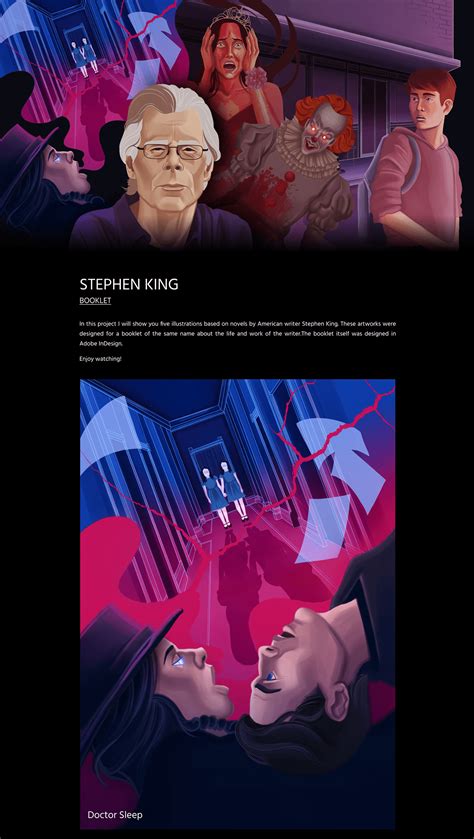 Stephen King BOOKLET/ILLUSTRATION :: Behance