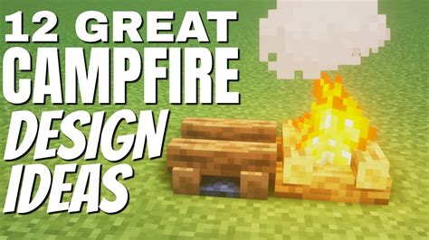 12 Uses of the Campfire in Minecraft: 12 EASY Design Ideas that you can do with a Minecraft ...