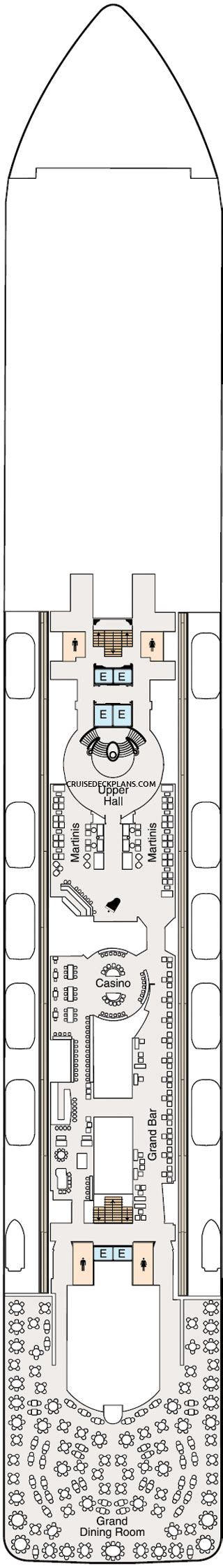 Oceania Marina Deck Plan - the hourglass hobby