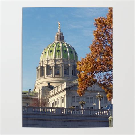 Pennsylvania State Capitol Building Poster by Joseph Skompski | Society6