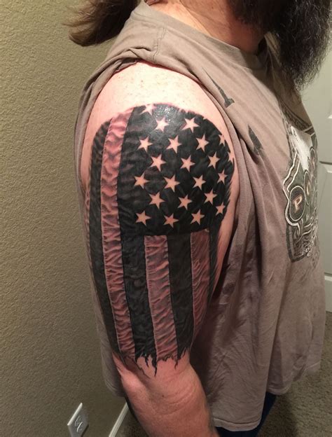 The 80 Best American Flag Tattoos for Men | American flag tattoo ...