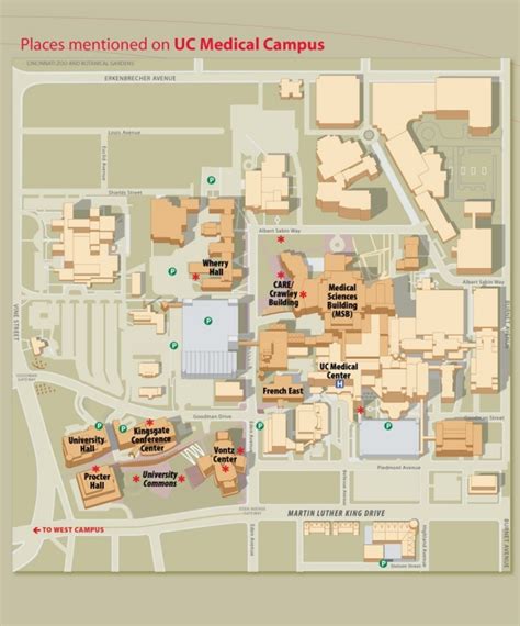 Maps of the University of Cincinnati, University of Cincinnati