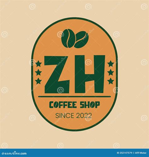 ZZ Modern Coffee Shop Logo Design High Quality Image Stock Vector - Illustration of mocha, food ...