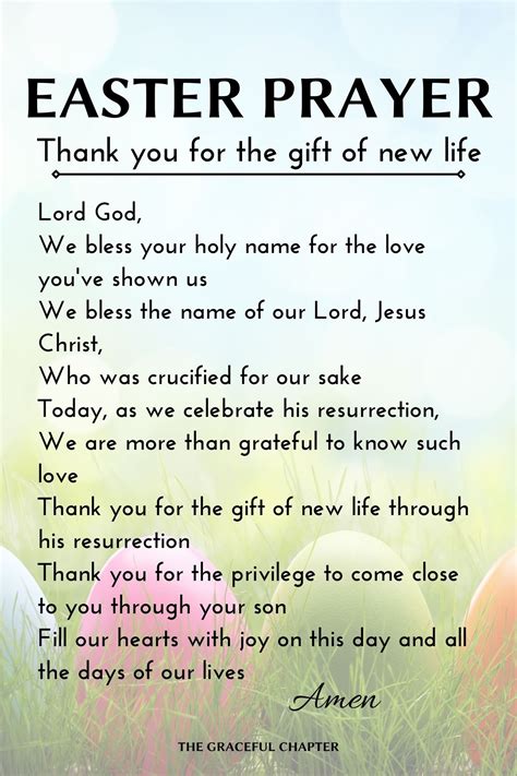 10 Easter Prayers Of Thanks - The Graceful Chapter