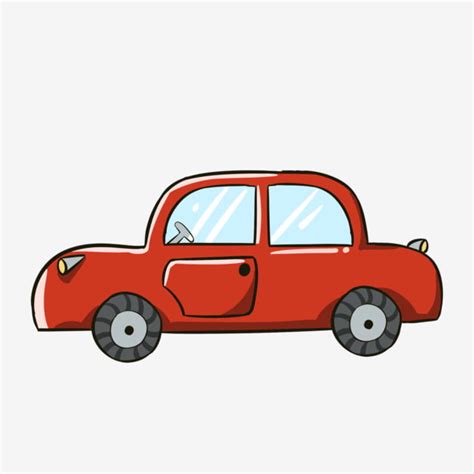 Hand Painted Car PNG Picture, Hand Painted Cartoon Red Car, Car Clipart, Kids Toys, Toy Car PNG ...