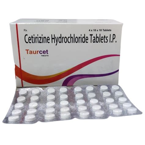 Cetirizine Hydrochloride Tablets IP at Rs 20.50/strip | Kuvavgouv ...