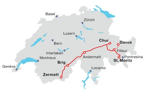 Glacier Express - Switzerland Train Ride -Zermatt to St. Moritz Train