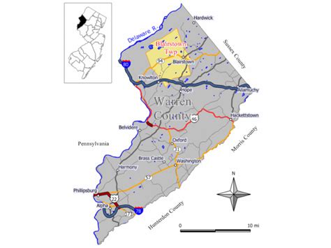 Blairstown, NJ - Geographic Facts & Maps - MapSof.net