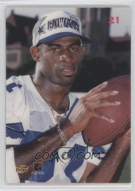 1996 Playoff Contenders Leather - [Base] - Accents #21 - Deion Sanders