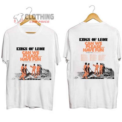 Kings Of Leon Tour 2024 Merch, Can We Please Have Fun US Tour 2024 ...