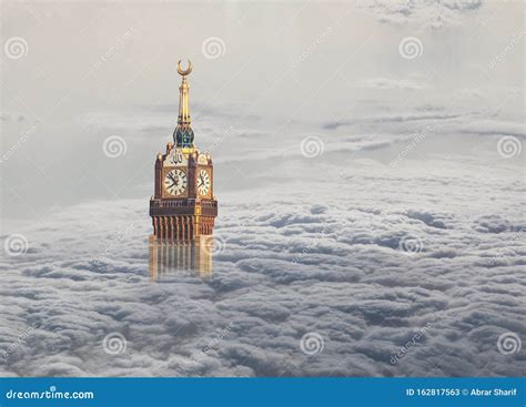 Abraj Al Bait Royal Clock Tower Makkah in Mecca, Saudi Arabia. Stock Image - Image of mountains ...