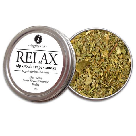 Relaxing Herbs for Pain & Stress | Smokable Tea & Bath Blend