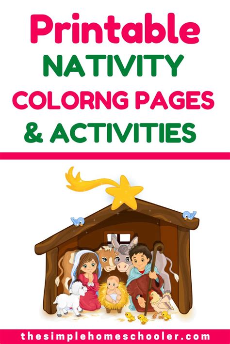 Free Nativity Coloring Pages: Perfect Printable Christmas Fun! - The ...