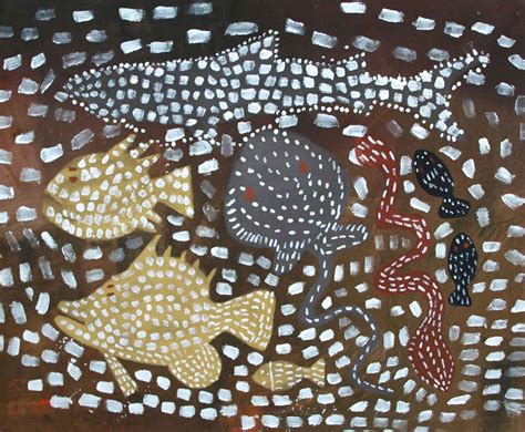 Aboriginal Art Fish - Japingka Aboriginal Art Gallery