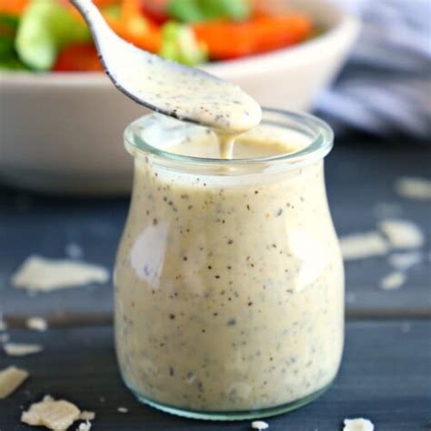 Classic Creamy Italian Salad Dressing {Easy to Make!} - The Busy Baker