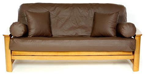 Real Leather Futon Cover - Odditieszone