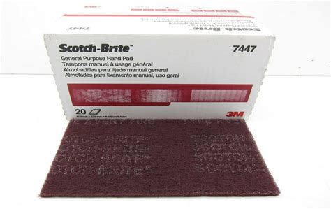 3M 7447 Scotch Brite Hand Pad | Metal Buffing and Polishing Compound Suppliers UAE | Industrial ...