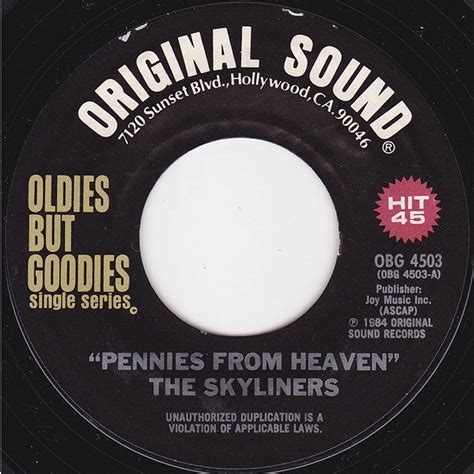 The Skyliners - Pennies From Heaven - Vinyl 7" - 1960 - US - Reissue | HHV