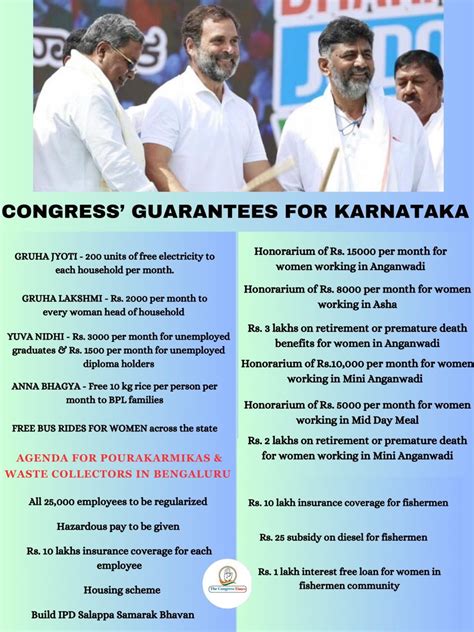 karnataka congress manifesto: Karnataka elections: Congress releases ...