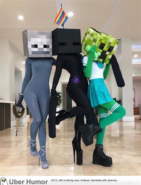 The most frightening Minecraft cosplay ever | Funny Pictures, Quotes ...