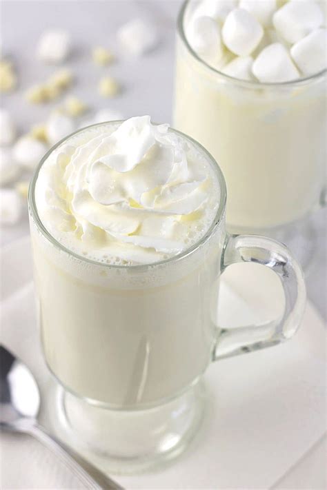 Easy White Hot Chocolate • Now Cook This!