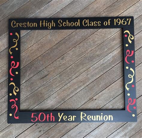 Reunion Photobooth Frame High School Class Reunion Photo - Etsy | High ...