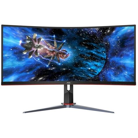 AOC CU34G2X-B 34" 3440x1440 1ms 144Hz HDMI/DP Curved Gaming Monitor Refurbished - Walmart.com ...