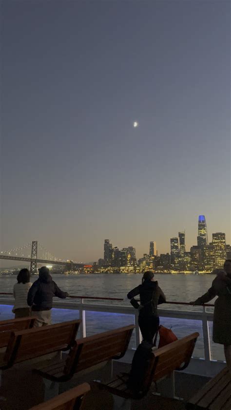 Beautiful San Francisco sunset cruise. This view will never get old. I ...