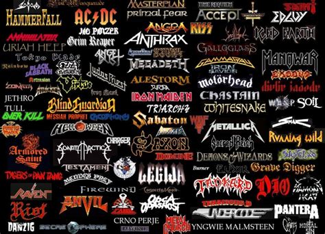 Hard Rock Band Logos