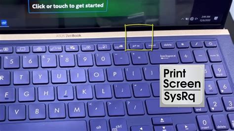 How to take a screenshot on Asus ZenBook laptop - YouTube