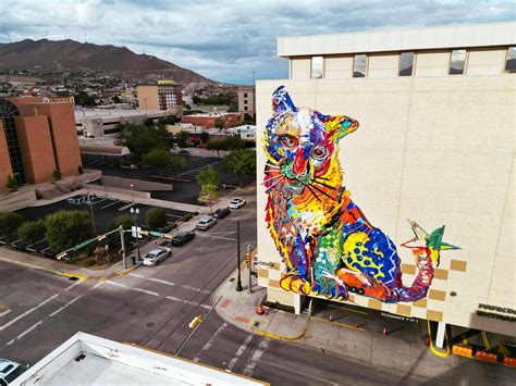 Organized by El Paso Students, Texas' First Bordalo II Mural Made of Recycled Trash Pops with Hope