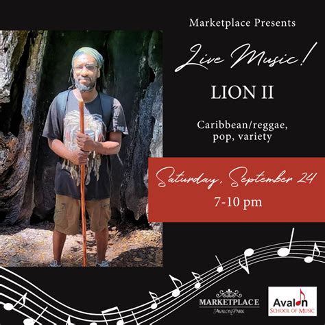 Live Music Featuring Lion II | Marketplace at Avalon Park