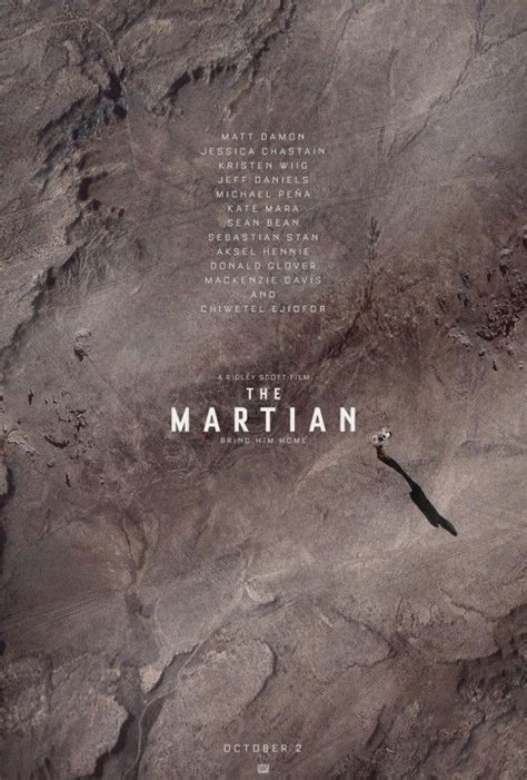 The Martian Movie Poster (#4 of 6) in 2022 | Best movie posters, The martian, Movie posters