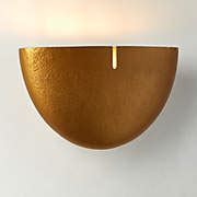 Amaru Brass Wall Sconce Light | CB2