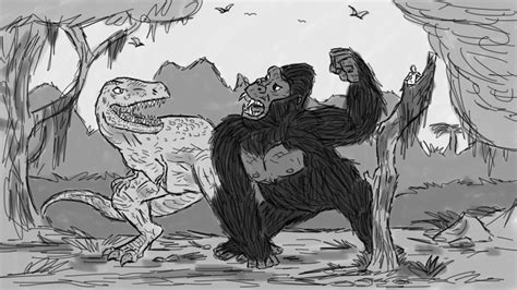 King Kong vs T-Rex 1933 by MKStoryland on DeviantArt