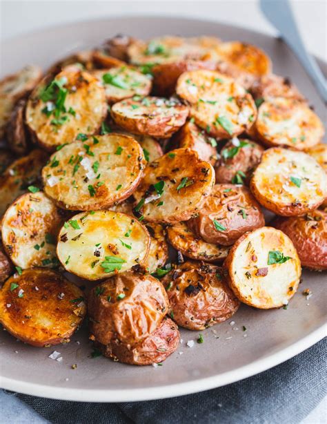 Roasted Baby Potatoes (10 minutes of prep!) - Pinch and Swirl