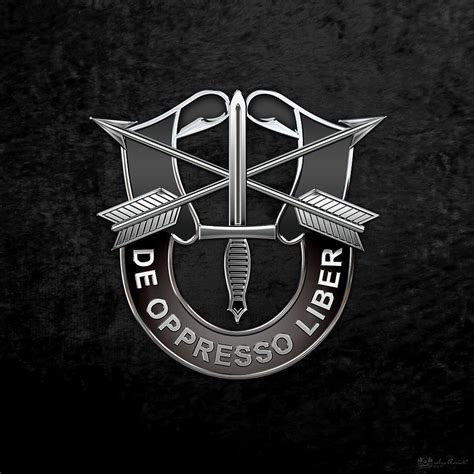 Military Digital Art - U. S. Army Special Forces - Green Berets D U I ...