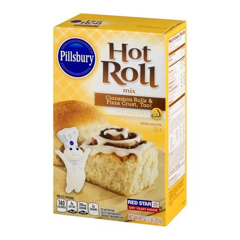 Pillsbury Hot Roll Mix Cinnamon Rolls & Pizza Crust (16 oz) - Instacart