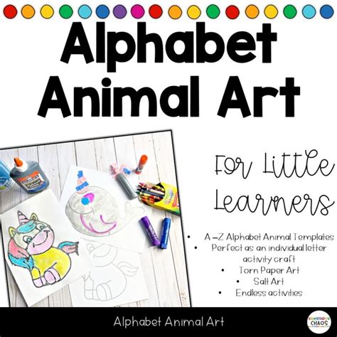 Printable Alphabet Animal Art Activities