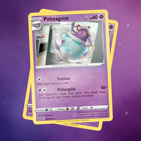 Sinistea Pokemon Card - Printable Cards