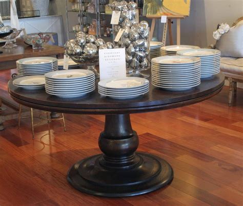 Round Pedestal Dining Table With Leaf – The Urban Decor